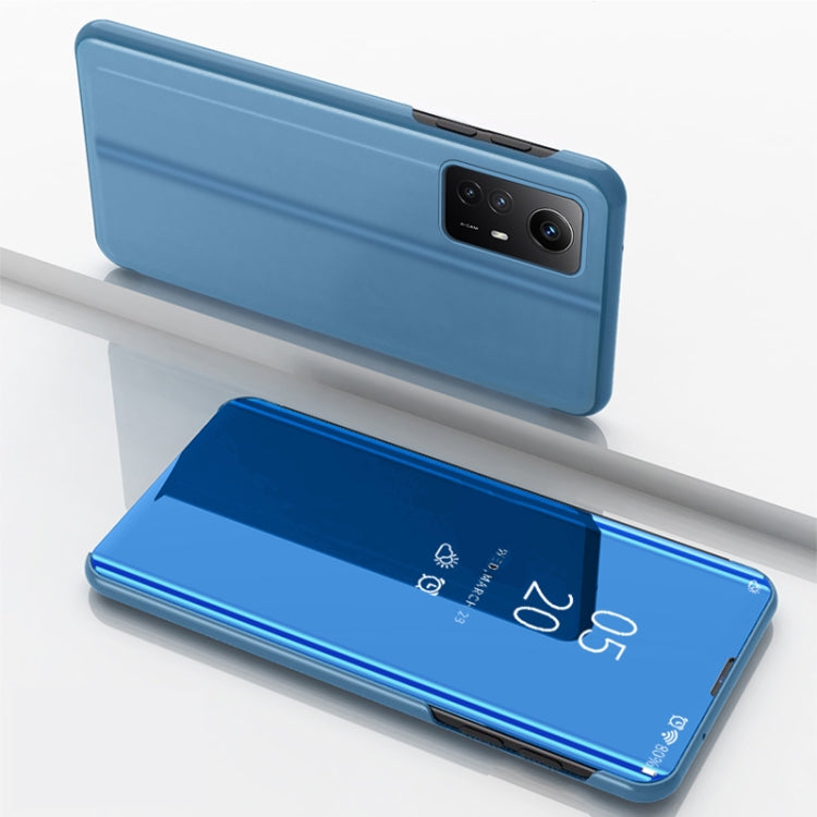 For Xiaomi  Redmi Note 12S Plated Mirror Horizontal Flip Leather Phone Case with Holder
