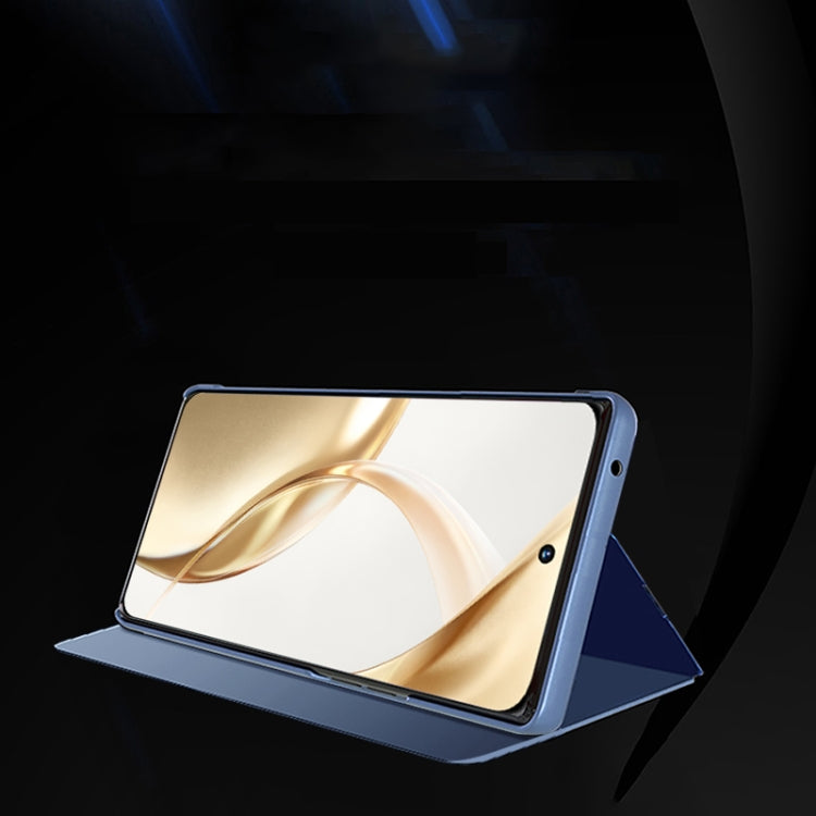 For Honor 200 Pro Plated Mirror Horizontal Flip Leather Phone Case with Holder