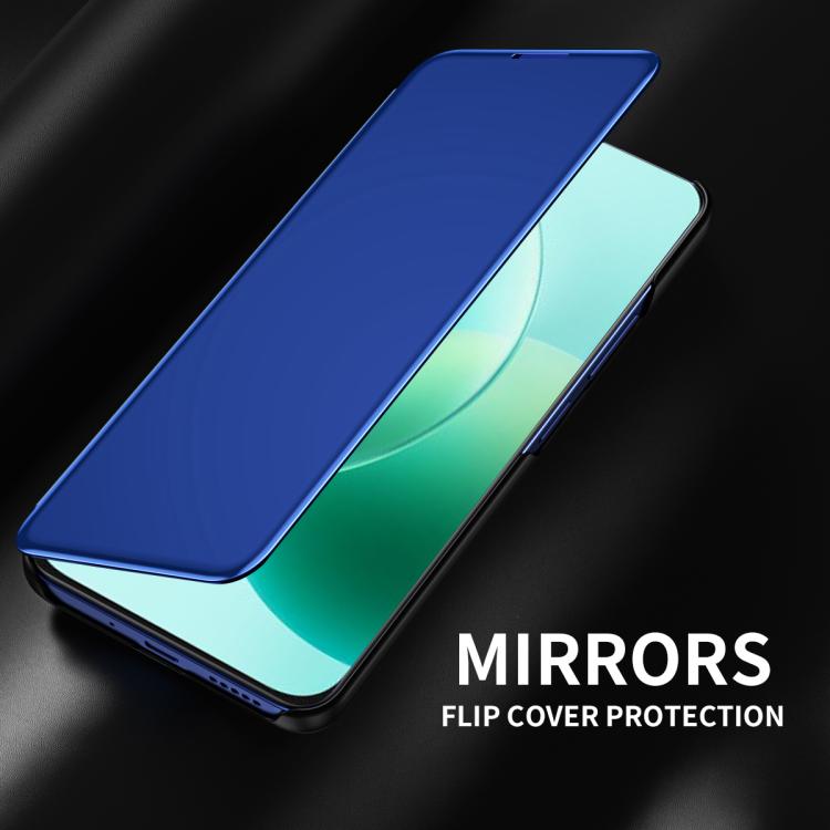 For Honor 400 Lite Global Plated Mirror Horizontal Flip Leather Phone Case with Holder