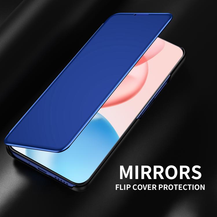 For Honor 400 Global 156.5mm Plated Mirror Horizontal Flip Leather Phone Case with Holder