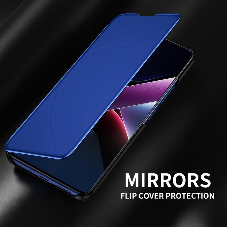 For Honor X9d Plated Mirror Horizontal Flip Leather Phone Case with Holder