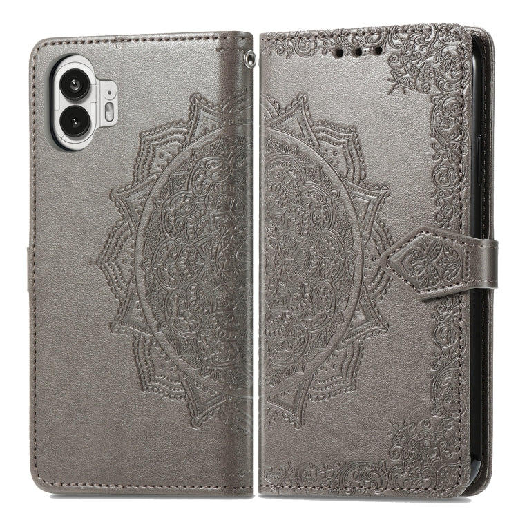 For Nothing Phone 2 Mandala Flower Embossed Leather Phone Case
