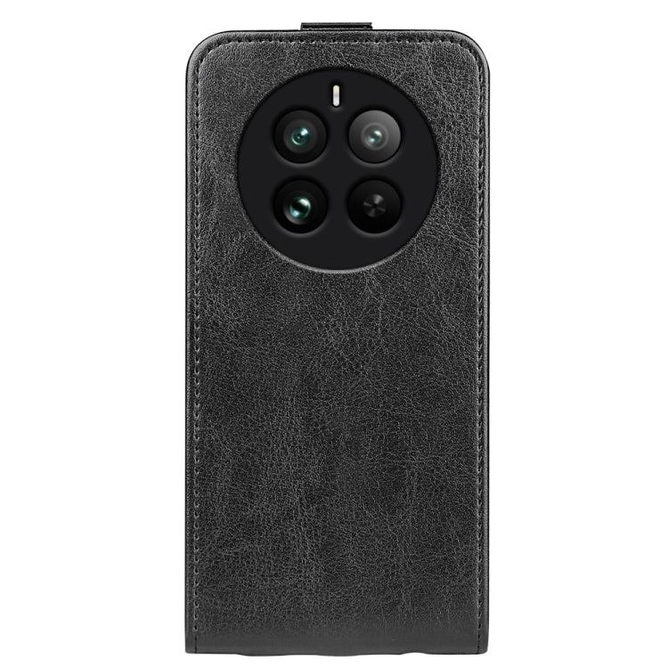 For Realme 12 Pro+ R64 Texture Single Vertical Flip Leather Phone Case
