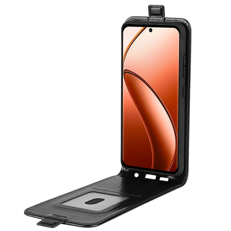 For Realme 12 Pro+ R64 Texture Single Vertical Flip Leather Phone Case