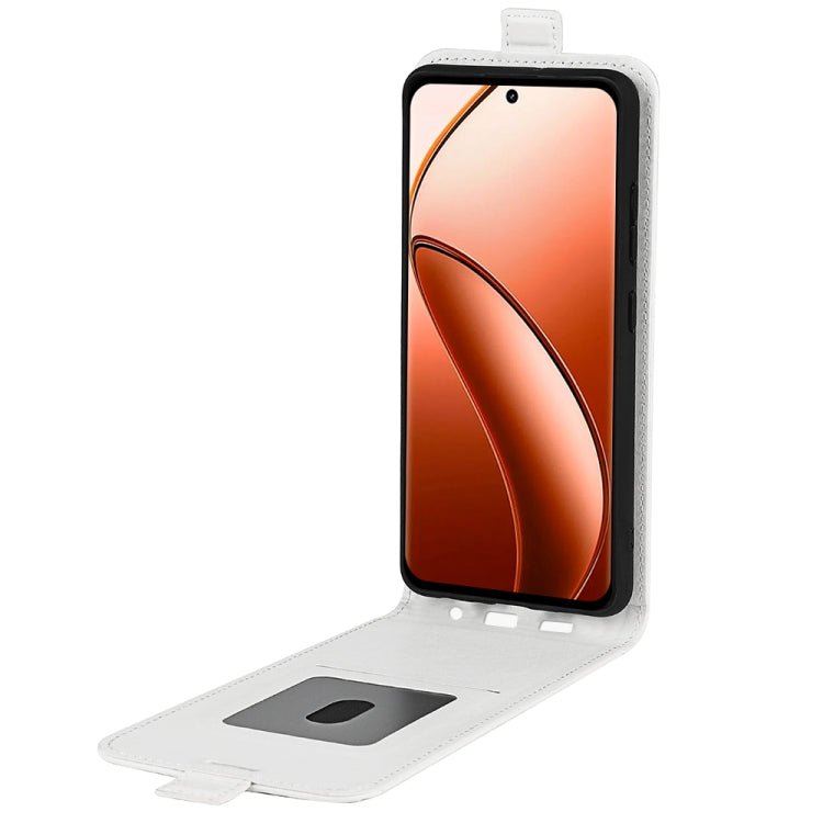 For Realme 12 Pro+ R64 Texture Single Vertical Flip Leather Phone Case