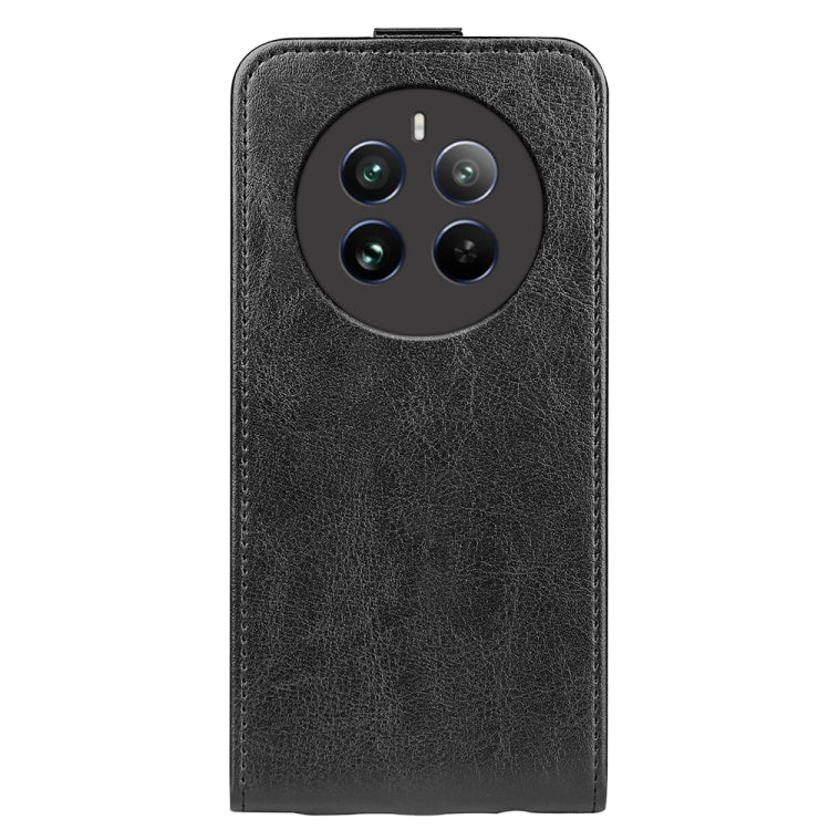 For Realme 12+ 5G R64 Texture Single Vertical Flip Leather Phone Case