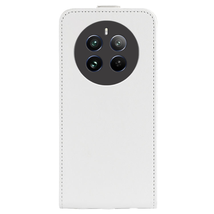For Realme 12+ 5G R64 Texture Single Vertical Flip Leather Phone Case