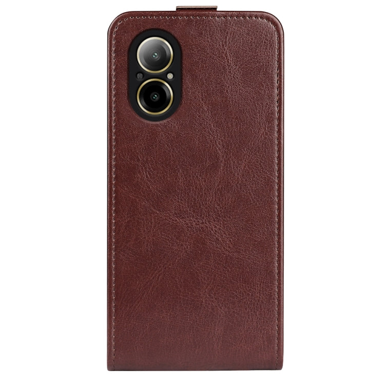 For Realme C67 4G R64 Texture Single Vertical Flip Leather Phone Case