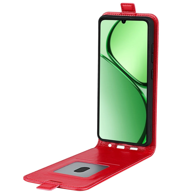 For Realme C63 R64 Texture Single Vertical Flip Leather Phone Case