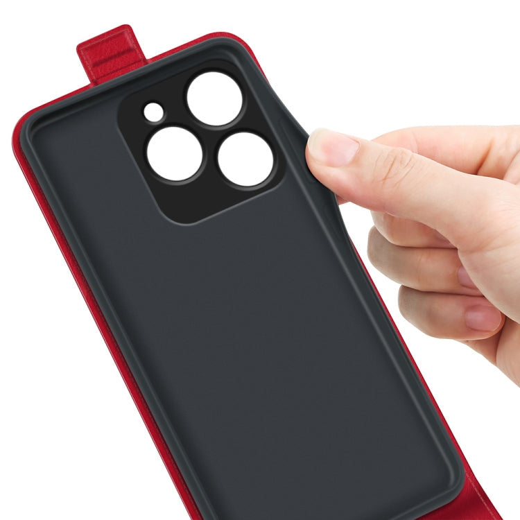 For Realme C63 R64 Texture Single Vertical Flip Leather Phone Case