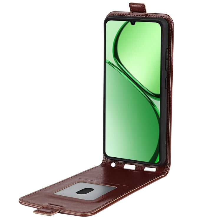 For Realme C63 R64 Texture Single Vertical Flip Leather Phone Case