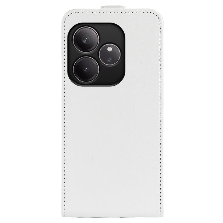 For Realme GT 6 5G R64 Texture Single Vertical Flip Leather Phone Case