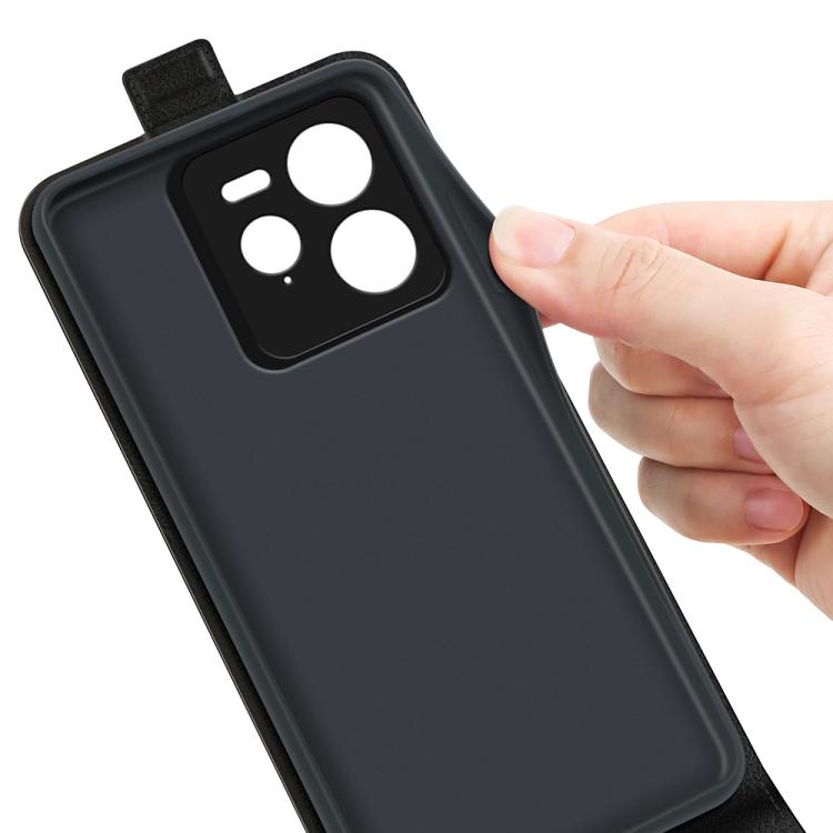 For Realme GT 7 Pro 5G R64 Texture Single Vertical Flip Leather Phone Case