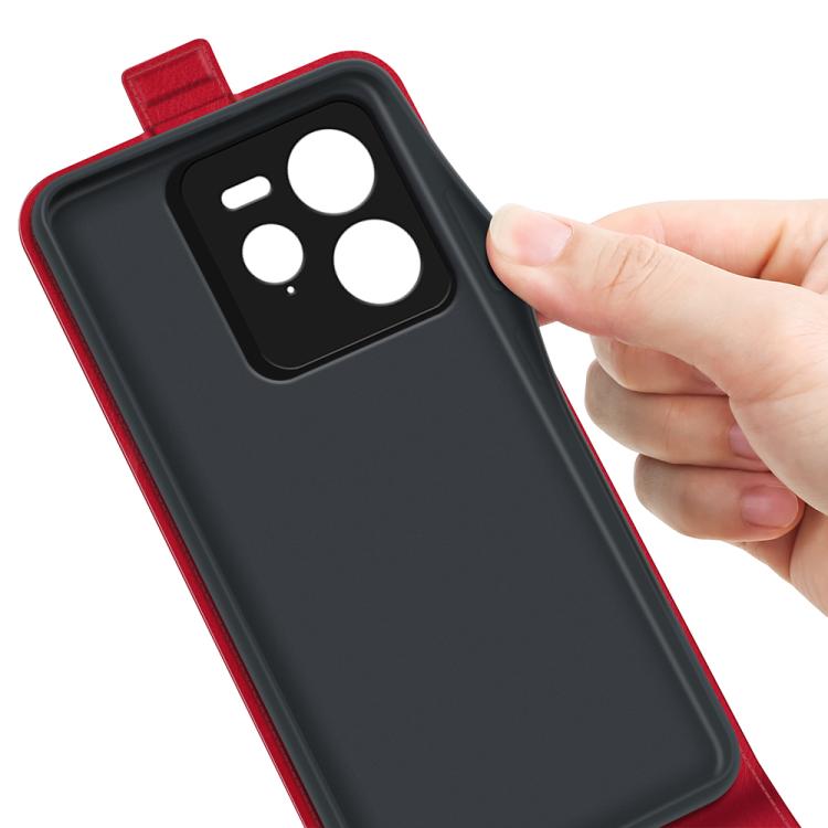 For Realme GT 7 Pro 5G R64 Texture Single Vertical Flip Leather Phone Case
