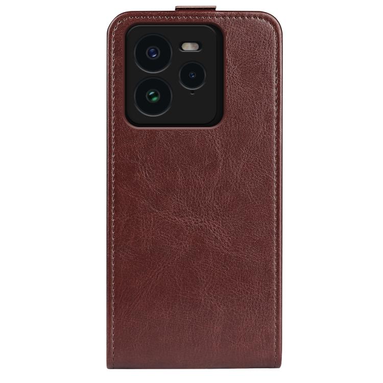For Realme GT 7 Pro 5G R64 Texture Single Vertical Flip Leather Phone Case