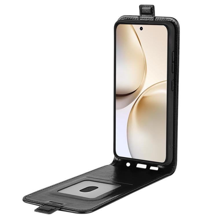 For Realme 14 Pro+ R64 Texture Single Vertical Flip Leather Phone Case