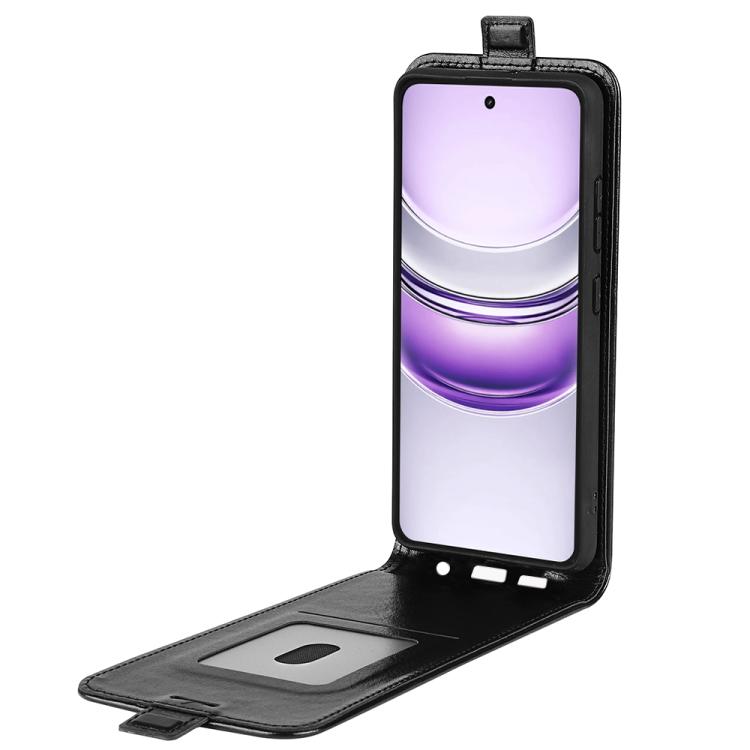 For Realme 14X 5G R64 Texture Single Vertical Flip Leather Phone Case