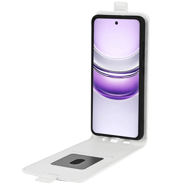 For Realme 14X 5G R64 Texture Single Vertical Flip Leather Phone Case