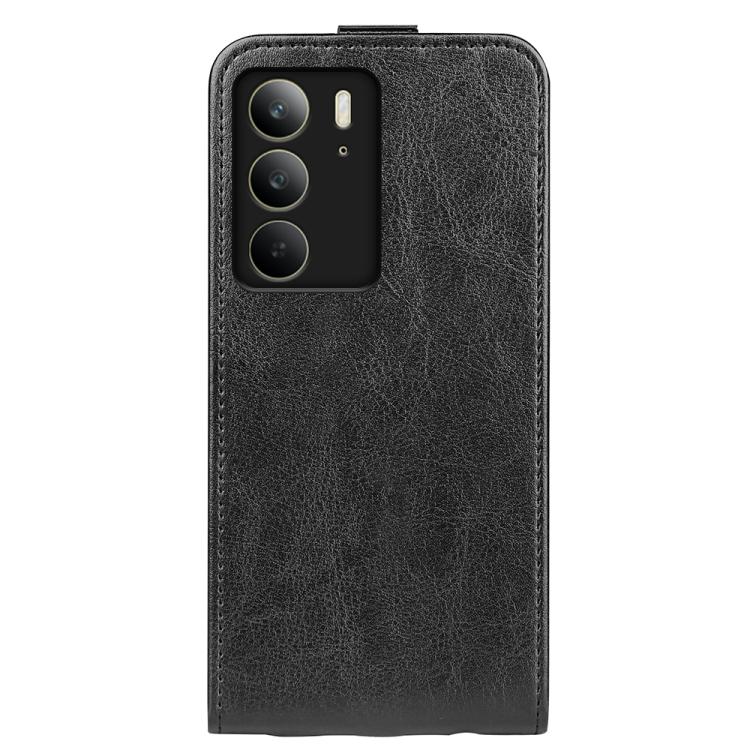 For Realme C75 R64 Texture Single Vertical Flip Leather Phone Case