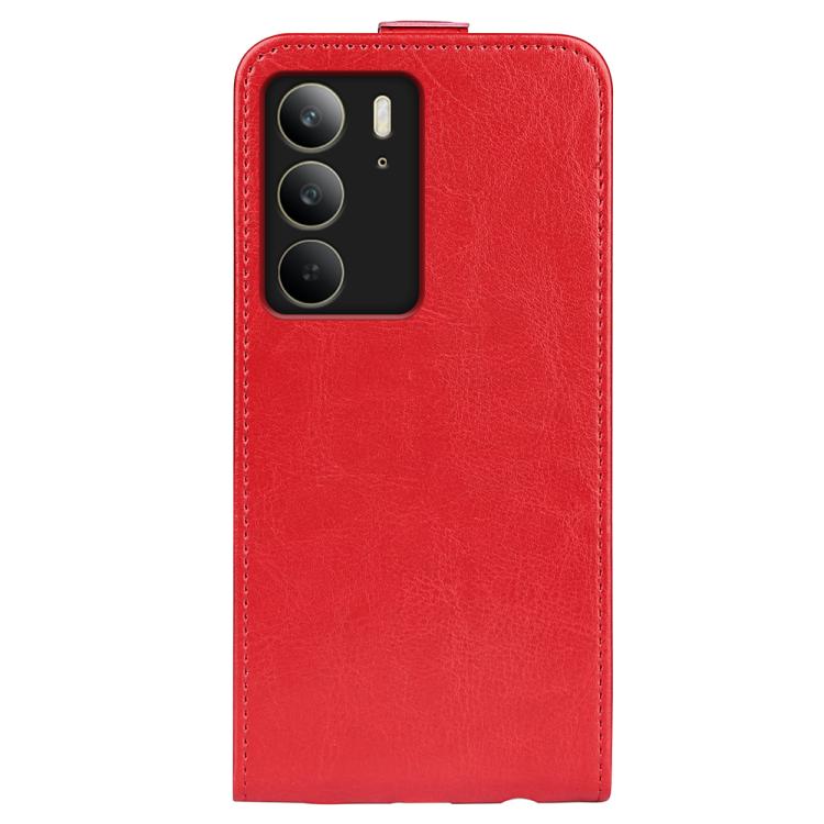 For Realme C75 R64 Texture Single Vertical Flip Leather Phone Case