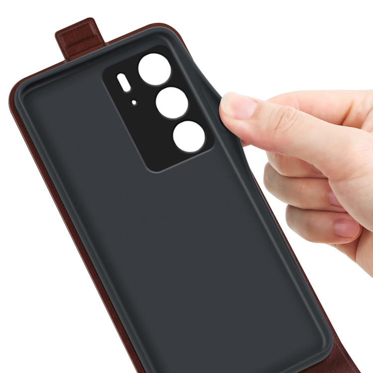 For Realme C75 R64 Texture Single Vertical Flip Leather Phone Case