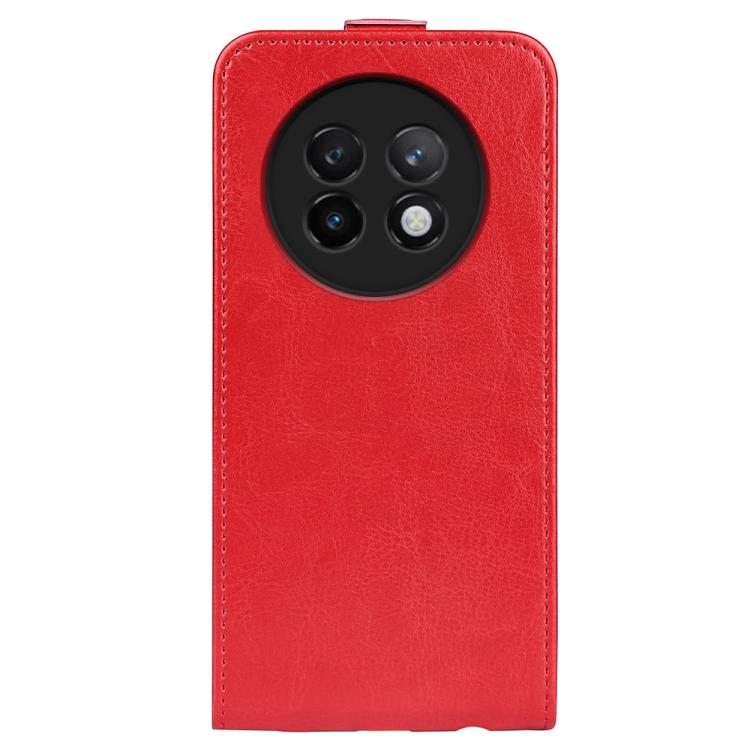 For Realme 13+ 5G R64 Texture Single Vertical Flip Leather Phone Case