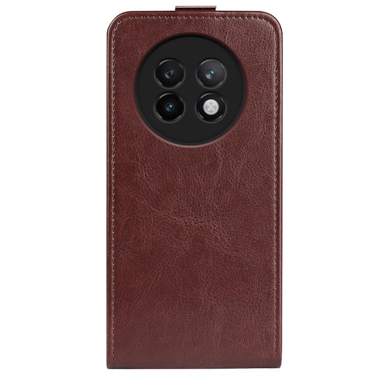 For Realme 13+ 5G R64 Texture Single Vertical Flip Leather Phone Case