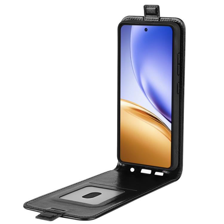 For Realme 14 5G R64 Texture Single Vertical Flip Leather Phone Case