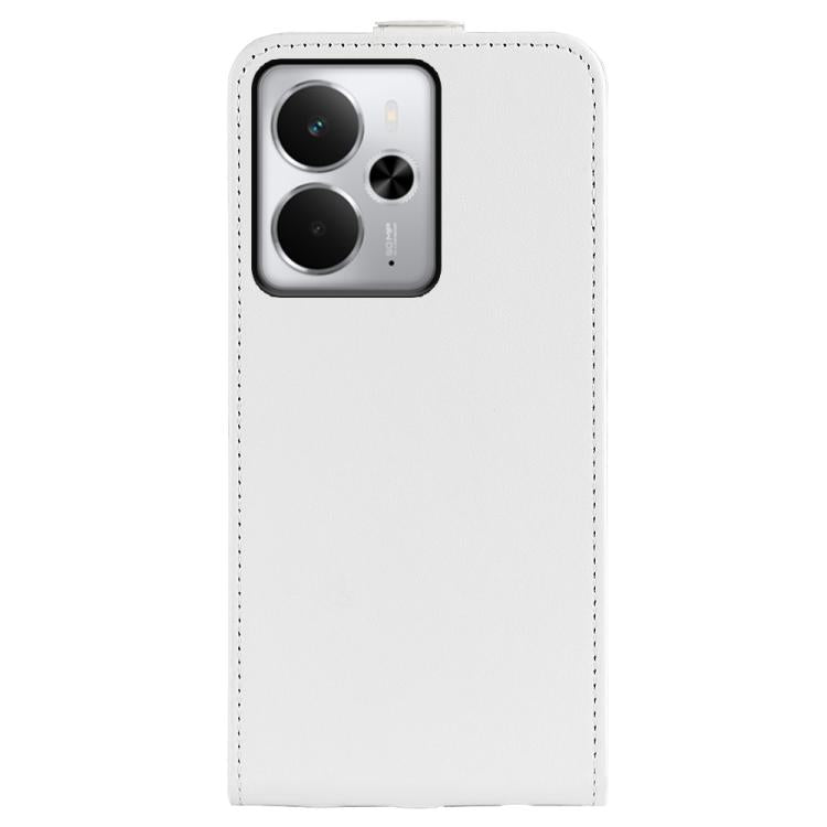 For Realme 14 5G R64 Texture Single Vertical Flip Leather Phone Case