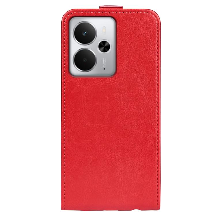 For Realme 14 5G R64 Texture Single Vertical Flip Leather Phone Case