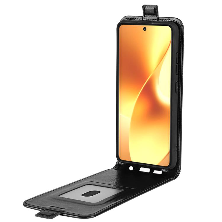 For Realme 15 5G / 15 Pro 5G R64 Texture Single Vertical Flip Leather Phone Case