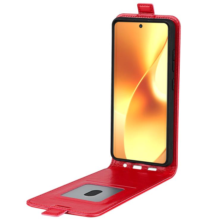 For Realme 15 5G / 15 Pro 5G R64 Texture Single Vertical Flip Leather Phone Case