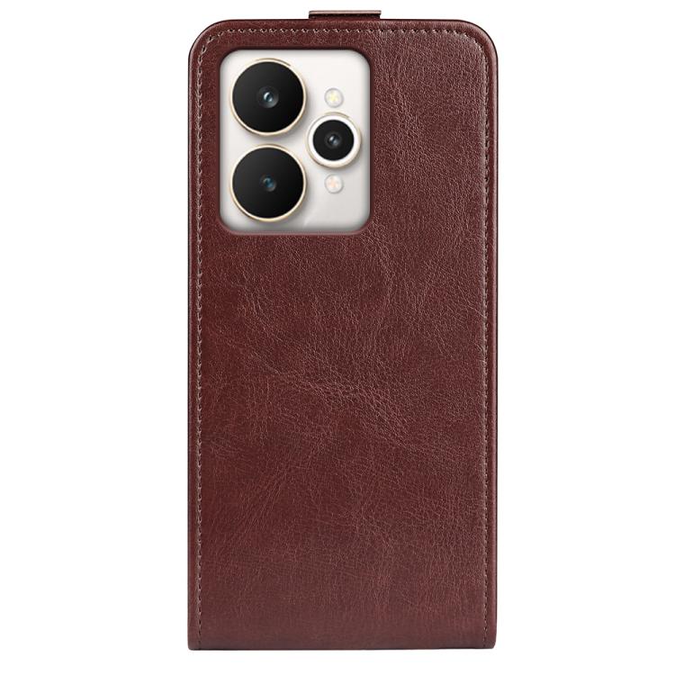 For Realme 15 5G / 15 Pro 5G R64 Texture Single Vertical Flip Leather Phone Case