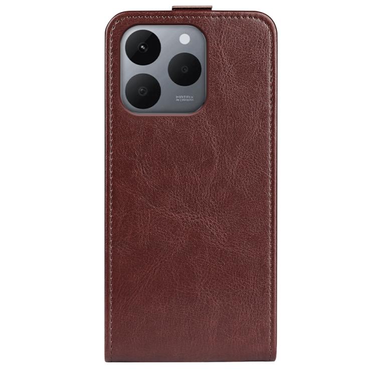 For Realme 15T R64 Texture Single Vertical Flip Leather Phone Case