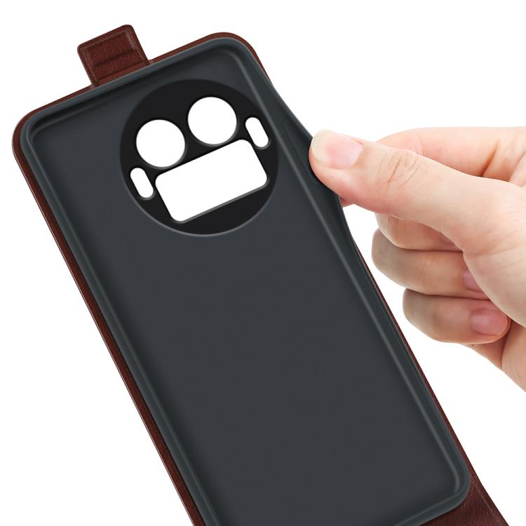 For Realme GT 8 Pro 5G Global R64 Texture Single Vertical Flip Leather Phone Case