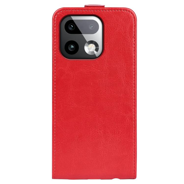 For Realme 16 Pro+ 5G R64 Texture Single Vertical Flip Leather Phone Case