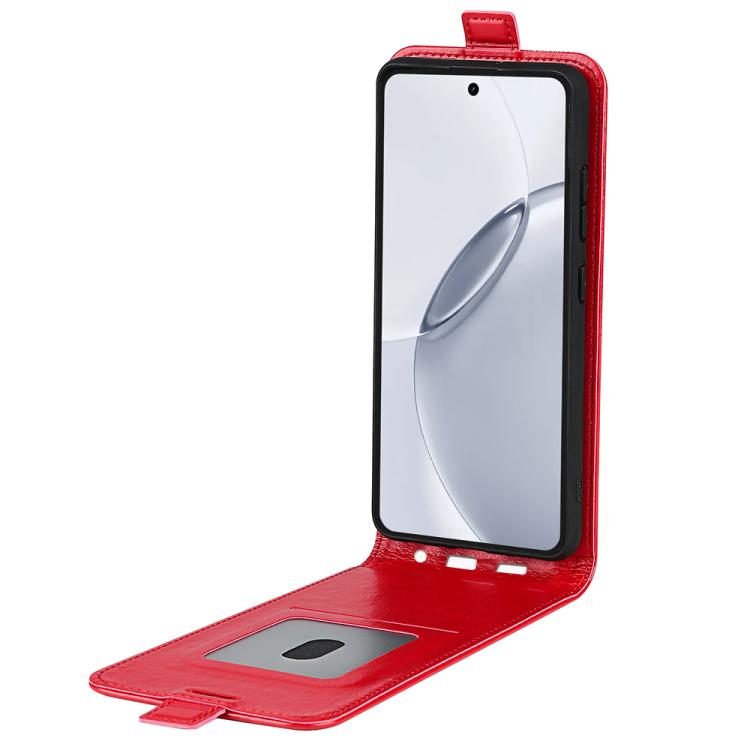 For Realme 16 Pro+ 5G R64 Texture Single Vertical Flip Leather Phone Case