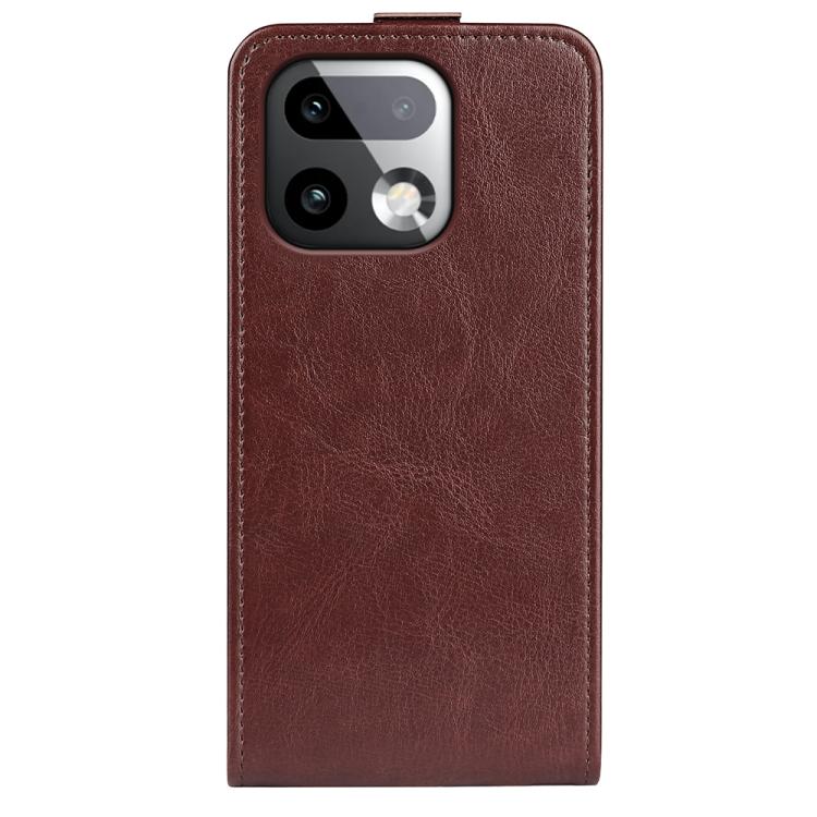 For Realme 16 Pro+ 5G R64 Texture Single Vertical Flip Leather Phone Case
