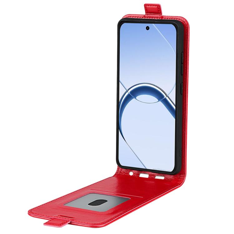For Realme 16 5G R64 Texture Single Vertical Flip Leather Phone Case
