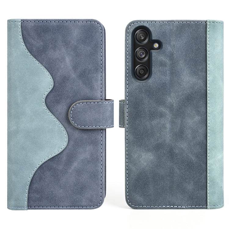 For Samsung Galaxy M55 5G Stitching Horizontal Flip Leather Phone Case