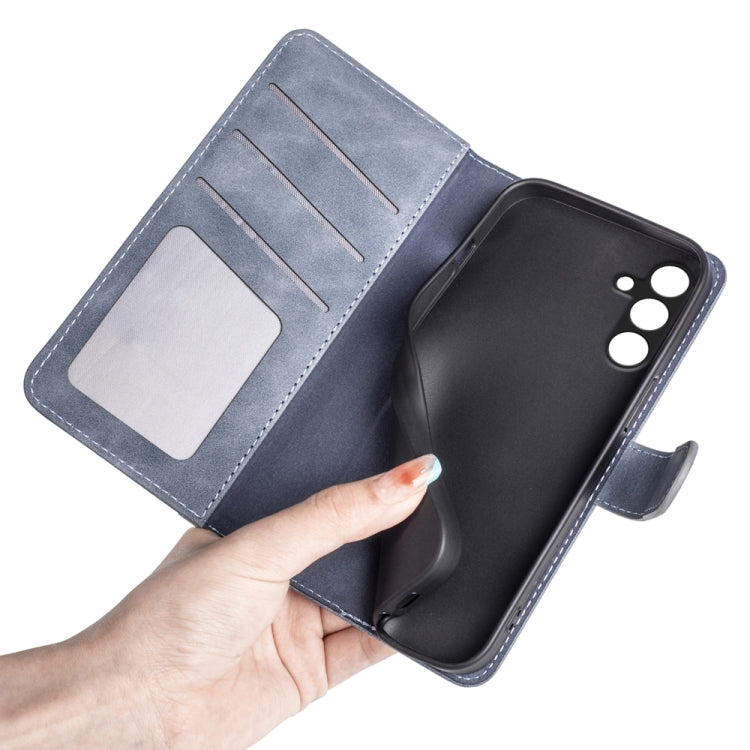 For Samsung Galaxy M55 5G Stitching Horizontal Flip Leather Phone Case