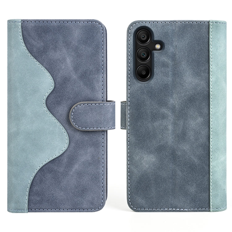 For Samsung Galaxy M15 5G Stitching Horizontal Flip Leather Phone Case