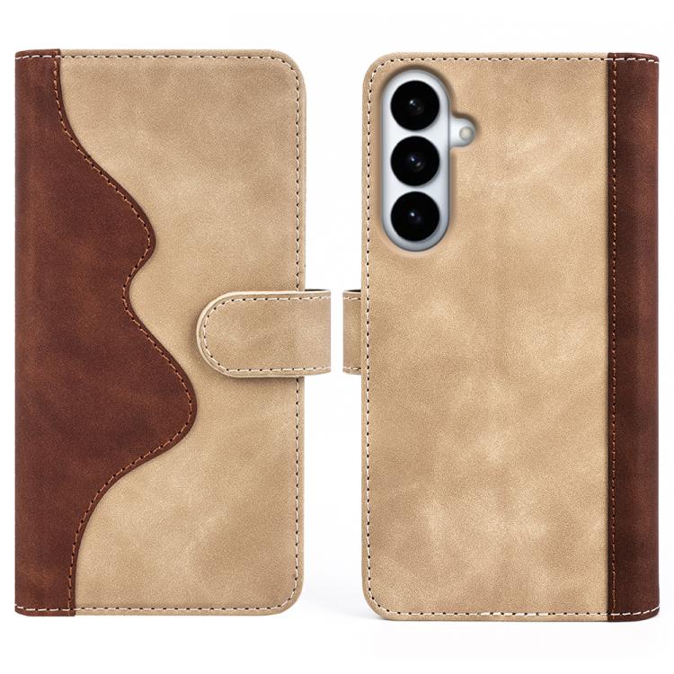 For Samsung Galaxy S26+ 5G Stitching Horizontal Flip Leather Phone Case