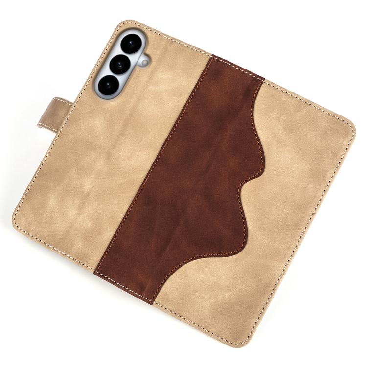 For Samsung Galaxy S26+ 5G Stitching Horizontal Flip Leather Phone Case