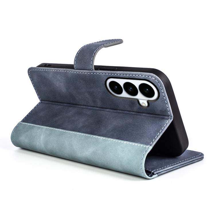 For Samsung Galaxy S26+ 5G Stitching Horizontal Flip Leather Phone Case