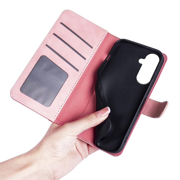 For Samsung Galaxy S26+ 5G Stitching Horizontal Flip Leather Phone Case