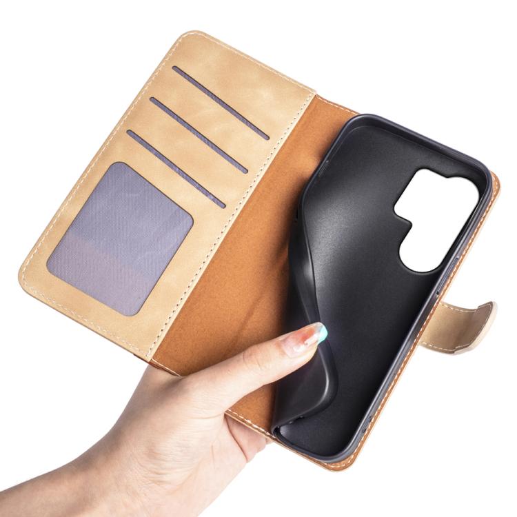 For Samsung Galaxy S26 Ultra 5G Stitching Horizontal Flip Leather Phone Case