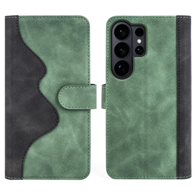 For Samsung Galaxy S26 Ultra 5G Stitching Horizontal Flip Leather Phone Case