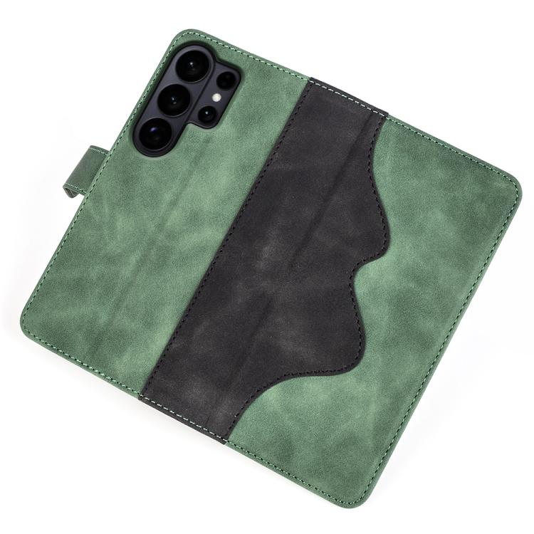 For Samsung Galaxy S26 Ultra 5G Stitching Horizontal Flip Leather Phone Case