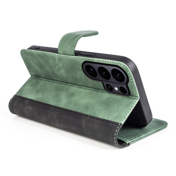 For Samsung Galaxy S26 Ultra 5G Stitching Horizontal Flip Leather Phone Case